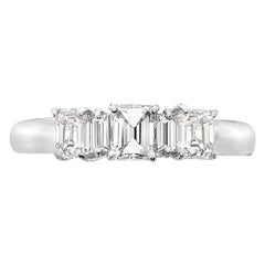 5-Stone Diamond and Platinum Engagement Ring