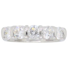 5-Stone Diamond Anniversary Band