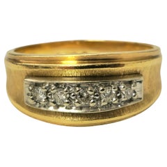 5 Stone Diamant Verlobungsring in 14k Gelbgold