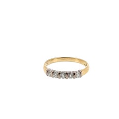 5 Stone Diamond Ring – 18ct Yellow & White Gold