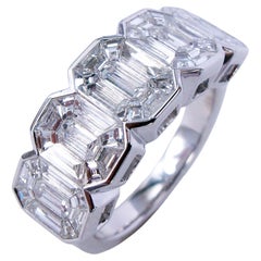 5 stone diamond ring