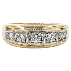5-stone Diamond Ring in 14k Yelllow Gold