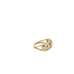 5 Stone Diamond Ring Set With 2.10ct Diamonds in 18ct Yellow Gold