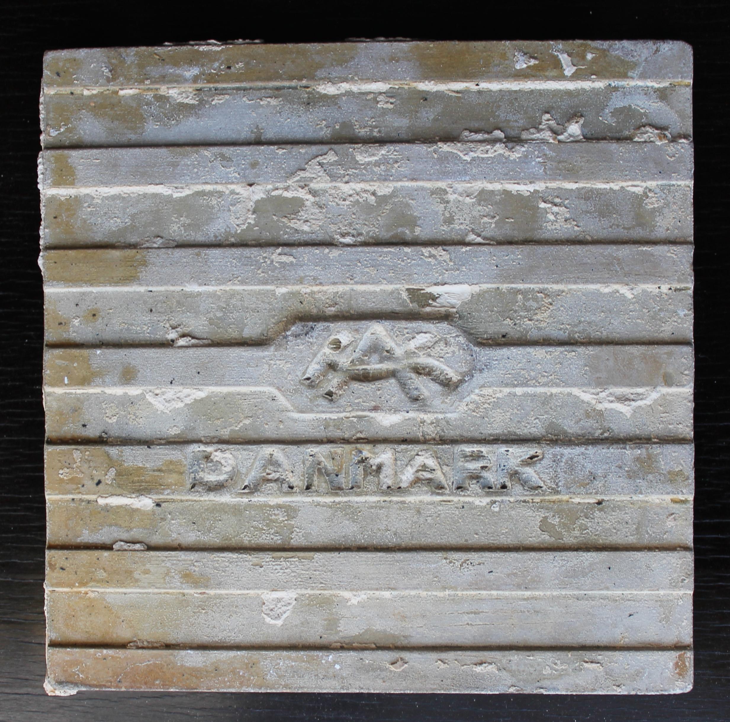 5 Svend Hammershøi Azulejos únicos pintados a mano para Hermann Kahler Danmark Cerámico en venta