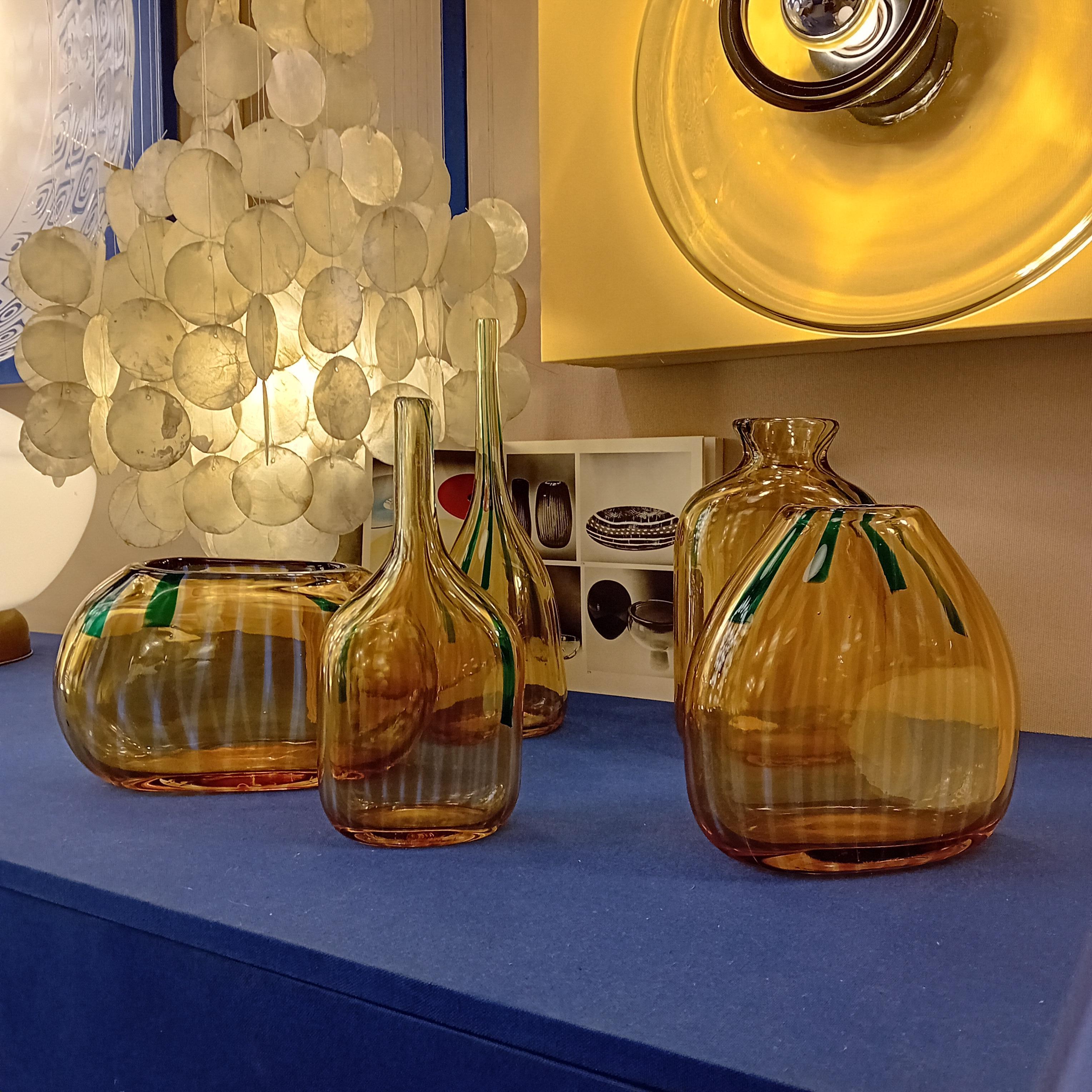 5 Vasen „Clio“ von Sergio Asti für Salviati & C, 1963 im Angebot 3