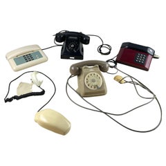 5 Vintage Italian Telephones
