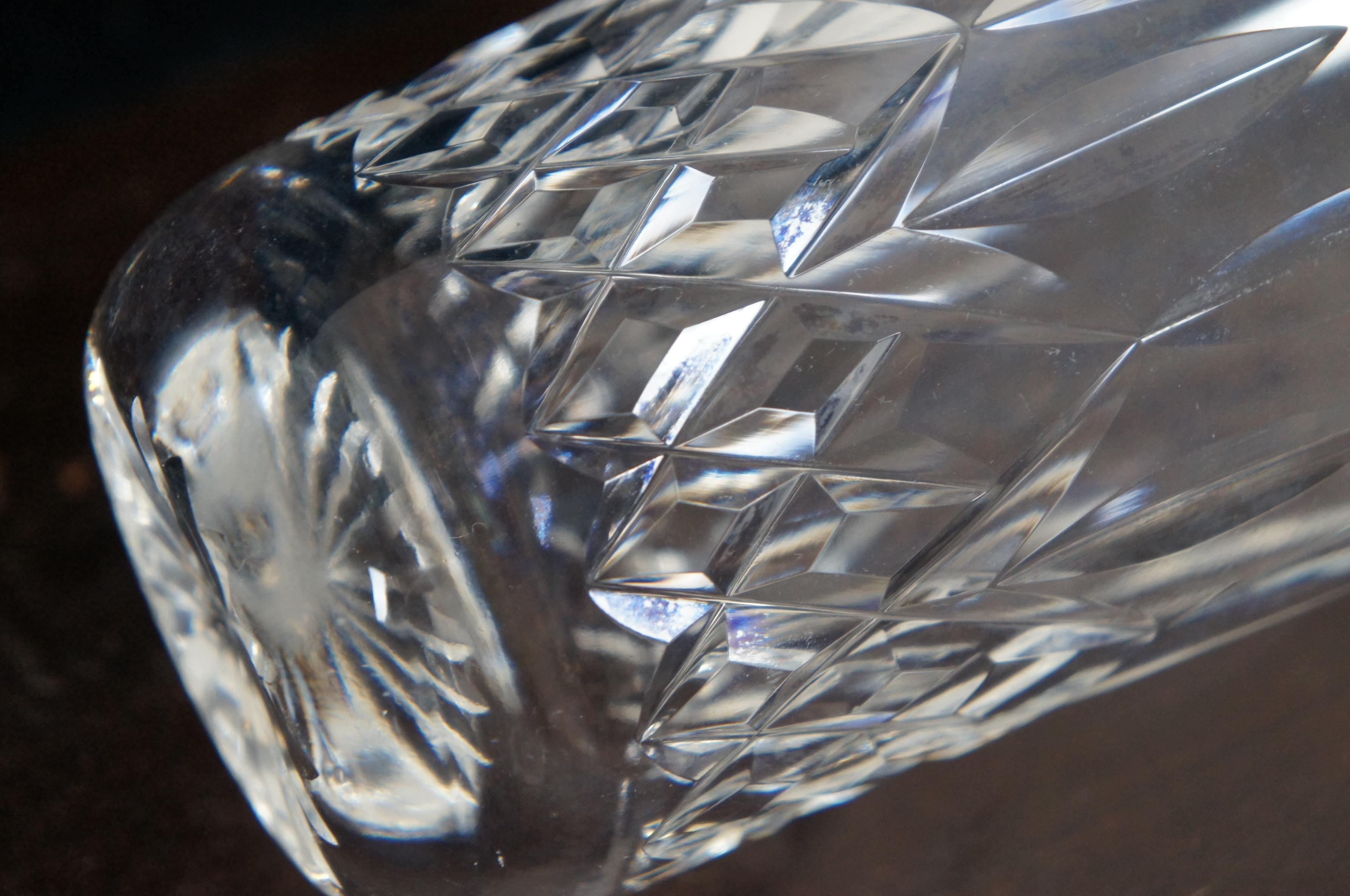 5 Vintage Waterford Crystal Lismore Tumblers High Ball Water Juice Glasses 12 Oz 4