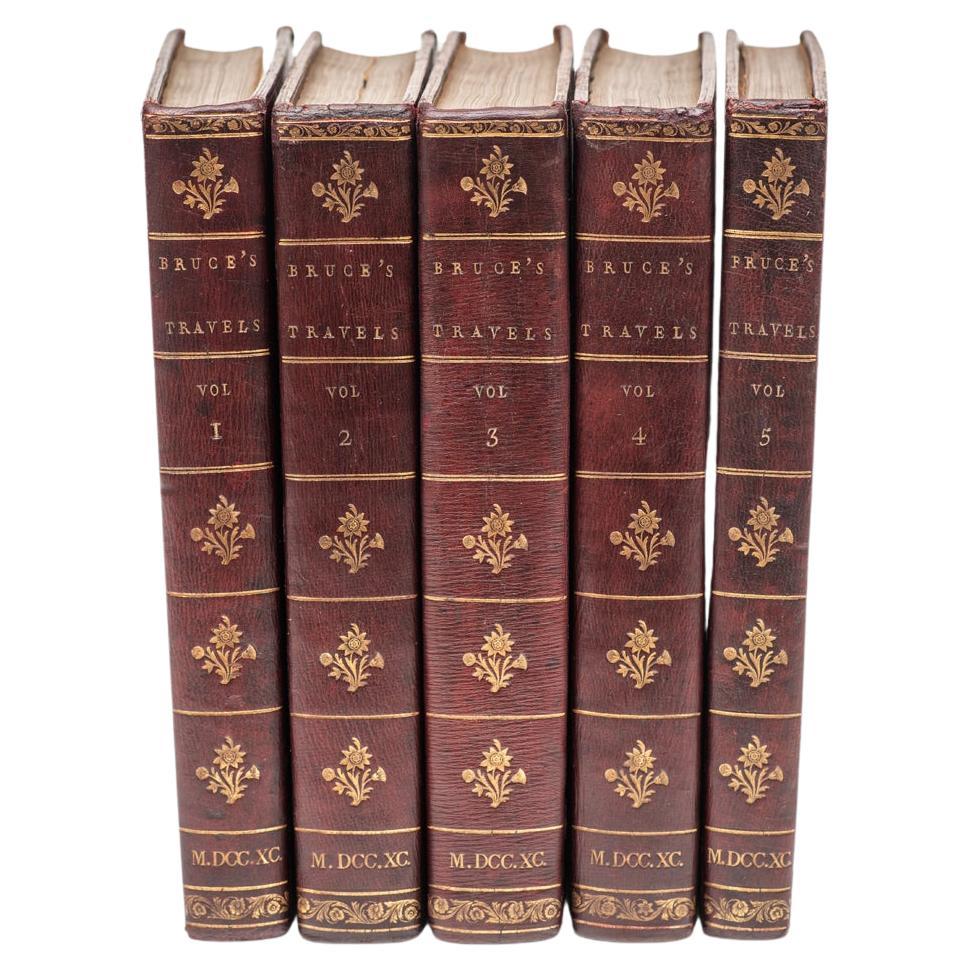 5 Vol. James Bruce Kinnaird Esq., Viajes para descubrir la fuente del Nilo