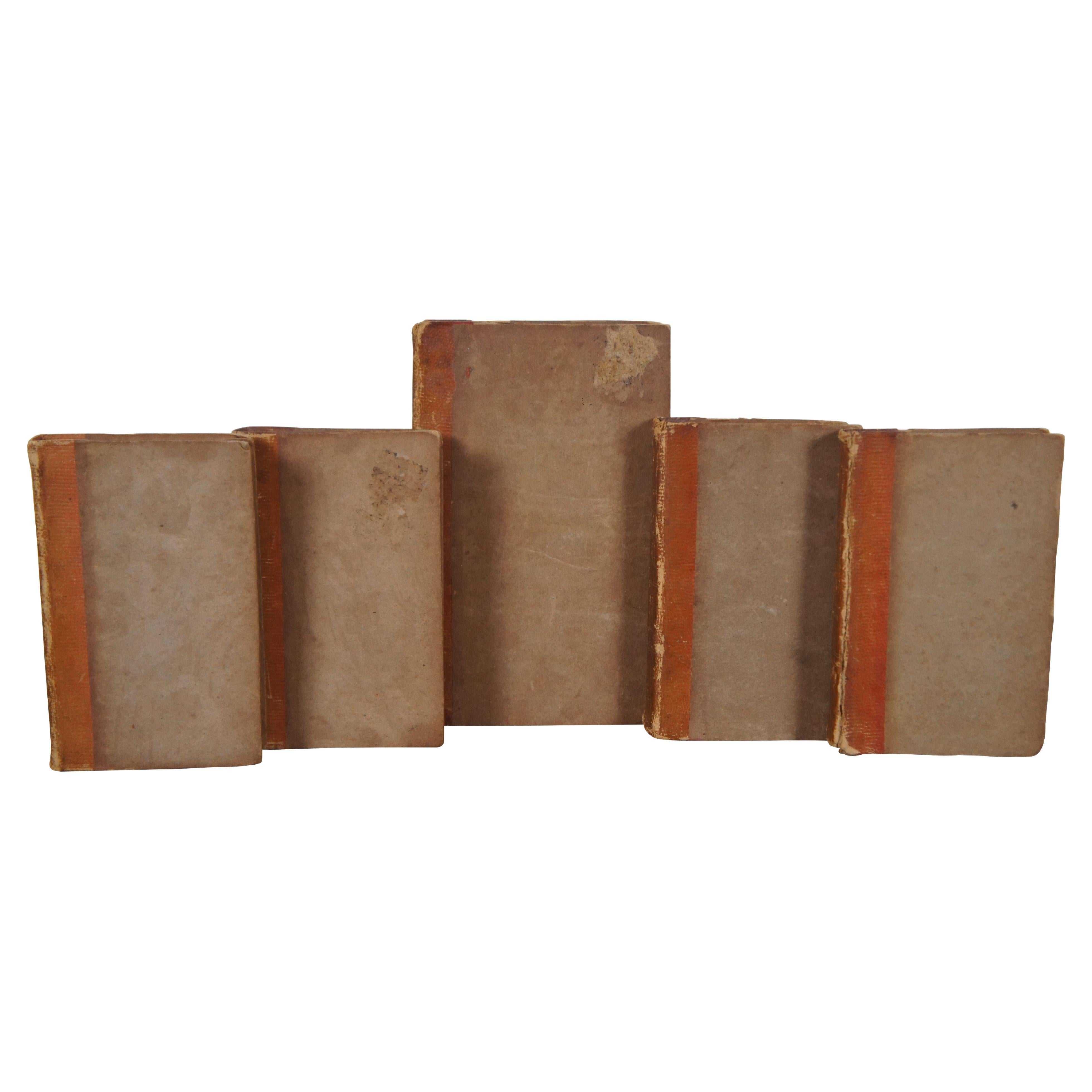 5 Volume Book Set Antique Evangelical Rambler 1826 & Sequel 1827 Bedell