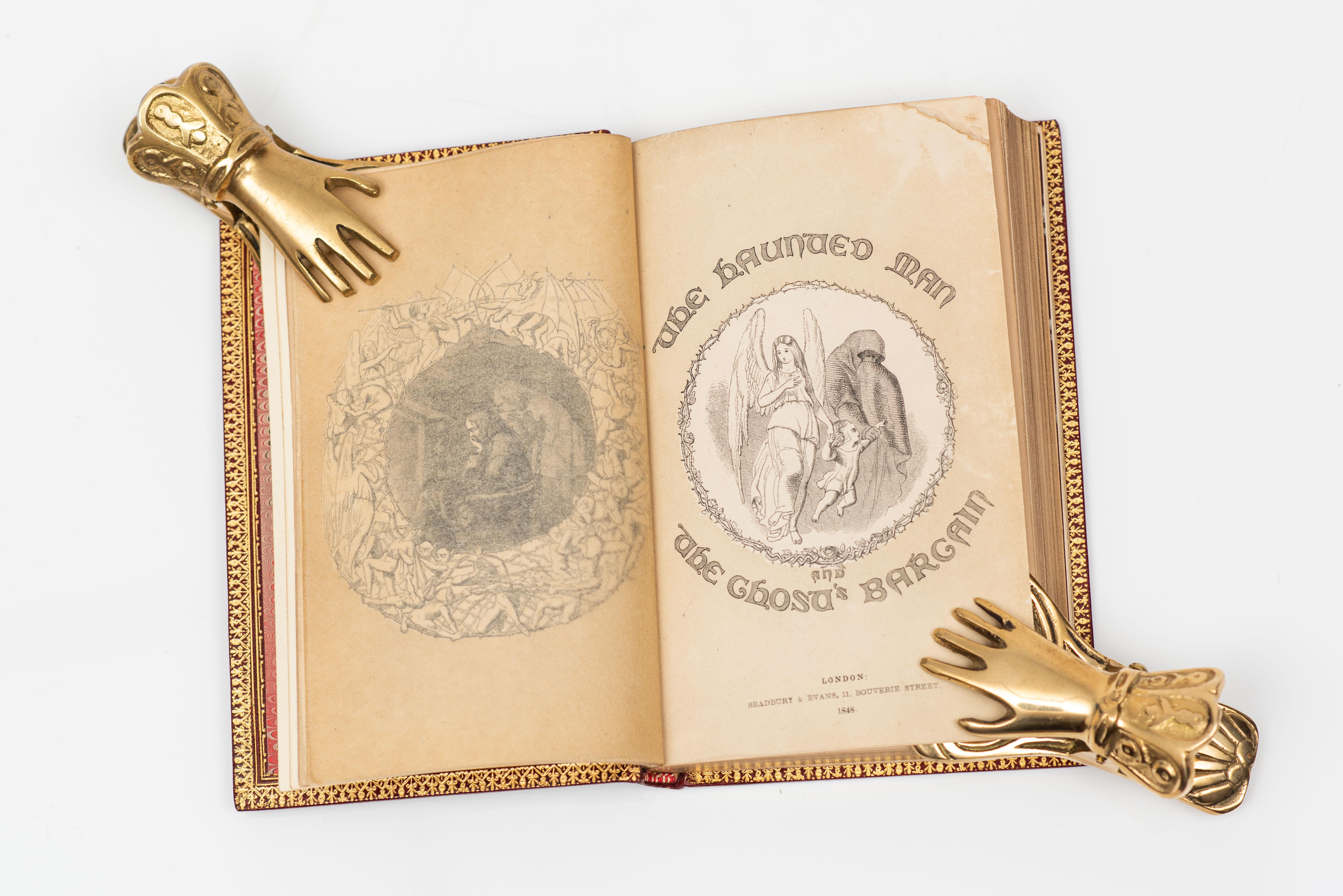 5 Volumes. Charles Dickens, The Christmas Books. In Good Condition In New York, NY