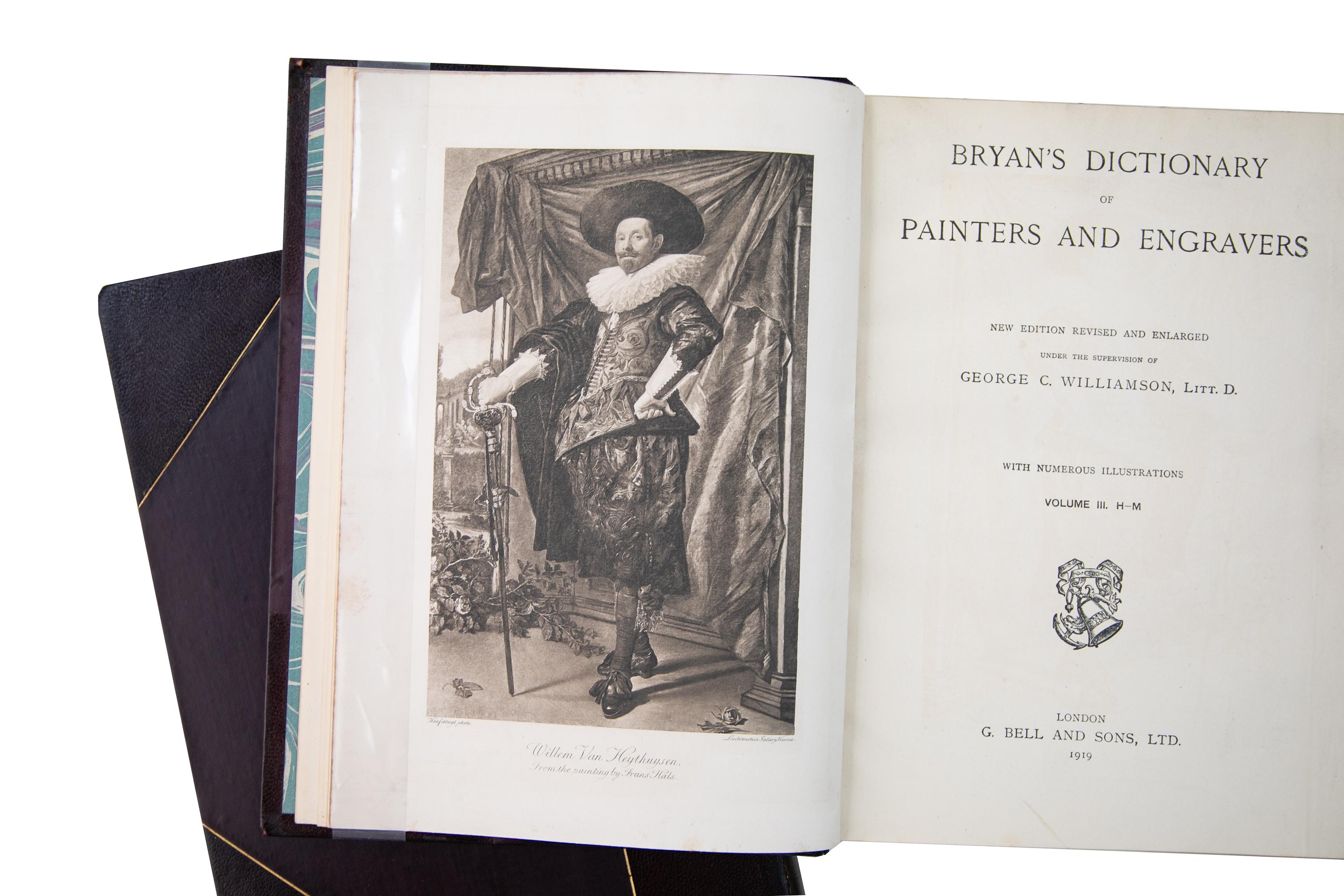 20th Century 5 Volumes. George C. Williamson, Bryan's Dictionary of Painters & Engravers. For Sale