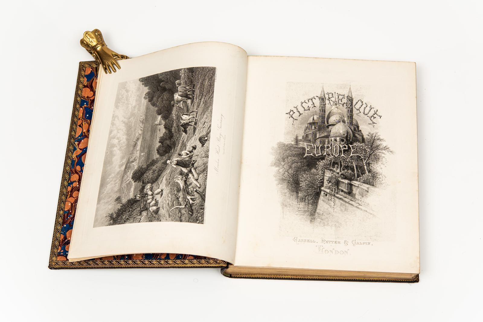 5 volumes. L'Europe pittoresque Bon état - En vente à New York, NY