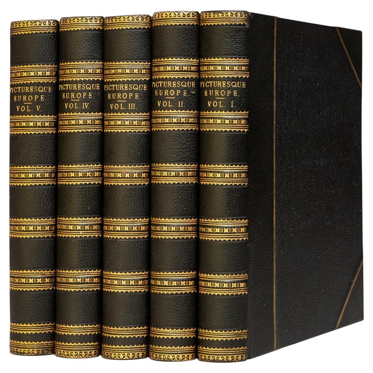 Trip compact boundary 5 Volumes. Picturesque Europe For Sale at 1stDibs