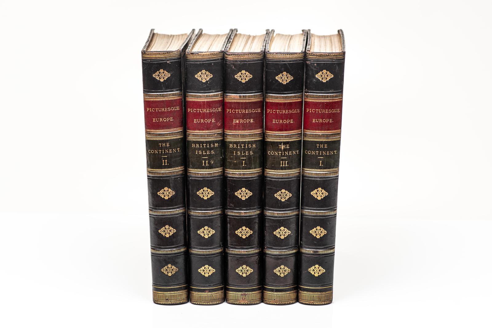 5 volumes. Picturesque Europe