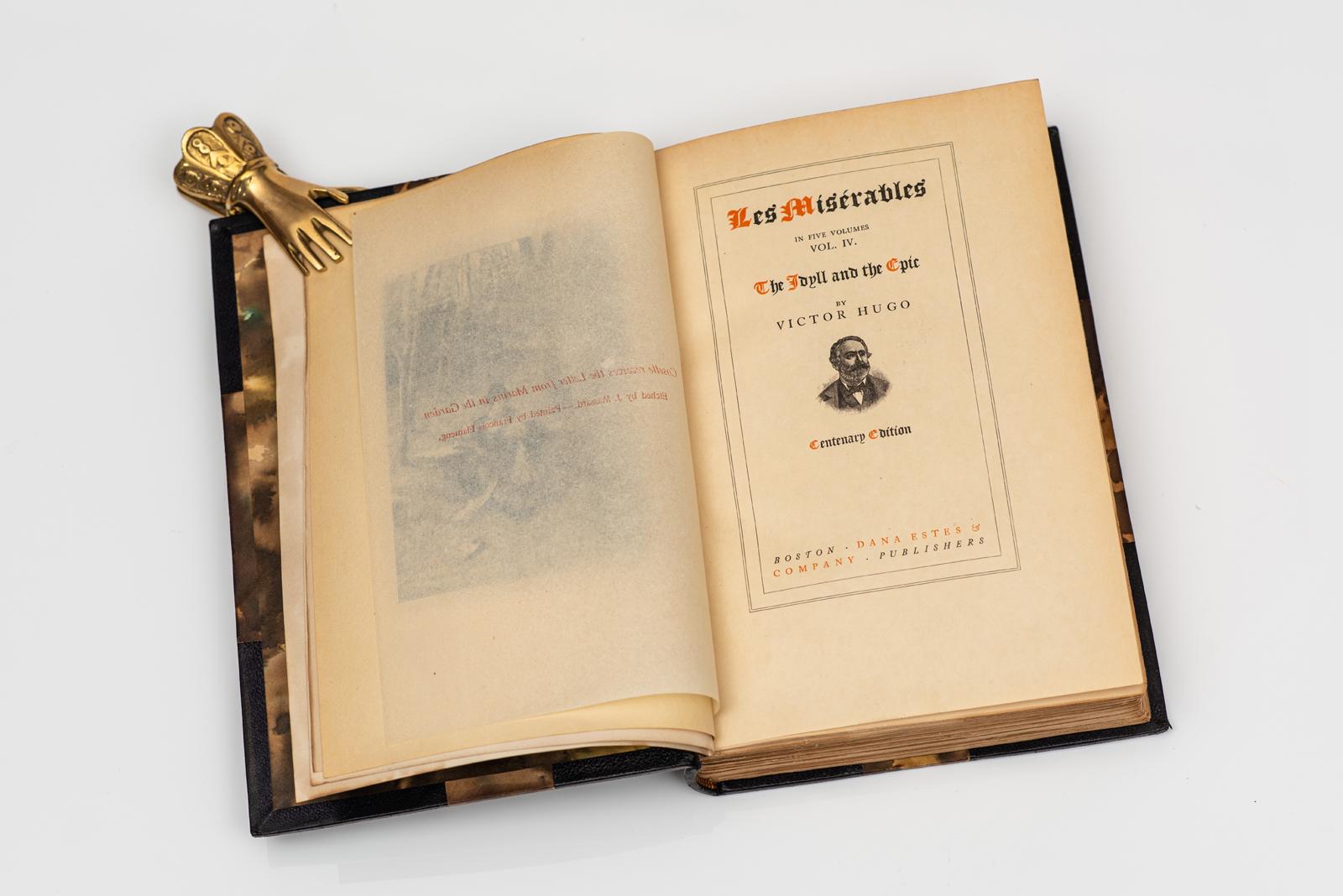 20th Century 5 Volumes. Victor Hugo, Les Misérables in Five Volumes.