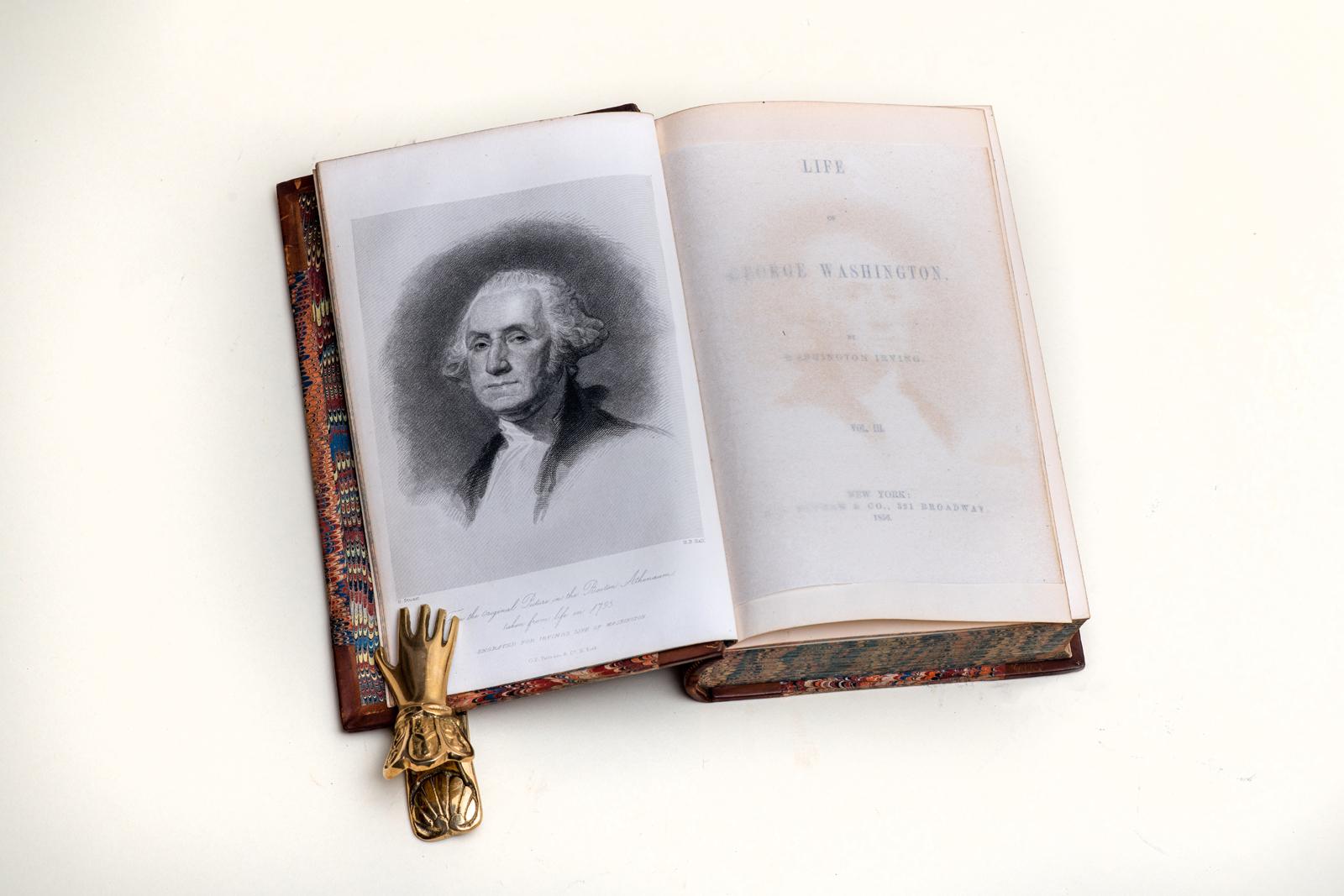 19th Century 5 Volumes. Washington Irving, Life of George Washington.