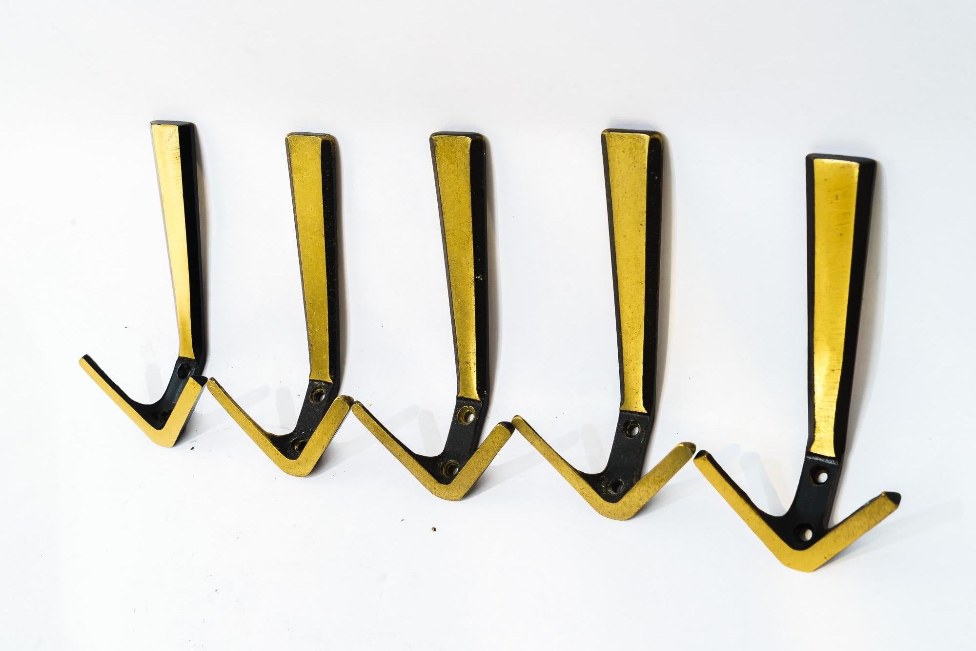 5 Wall Hooks by Herta Baller, around 1950s
Original condition