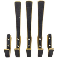 5 Wall Hooks, circa 1960s