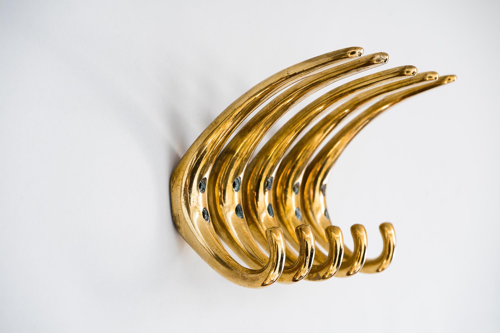 Austrian 5 Wall Hooks, Vienna, circa 1950s For Sale