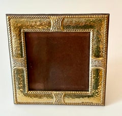 5 x 5 inch Sterling Silver Picture Frame in the Style of Ralph Lauren