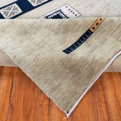 Serapi Rug Gallery’s 5'x7' Hand-Knotted Wool Gabbeh Modern Area Rug