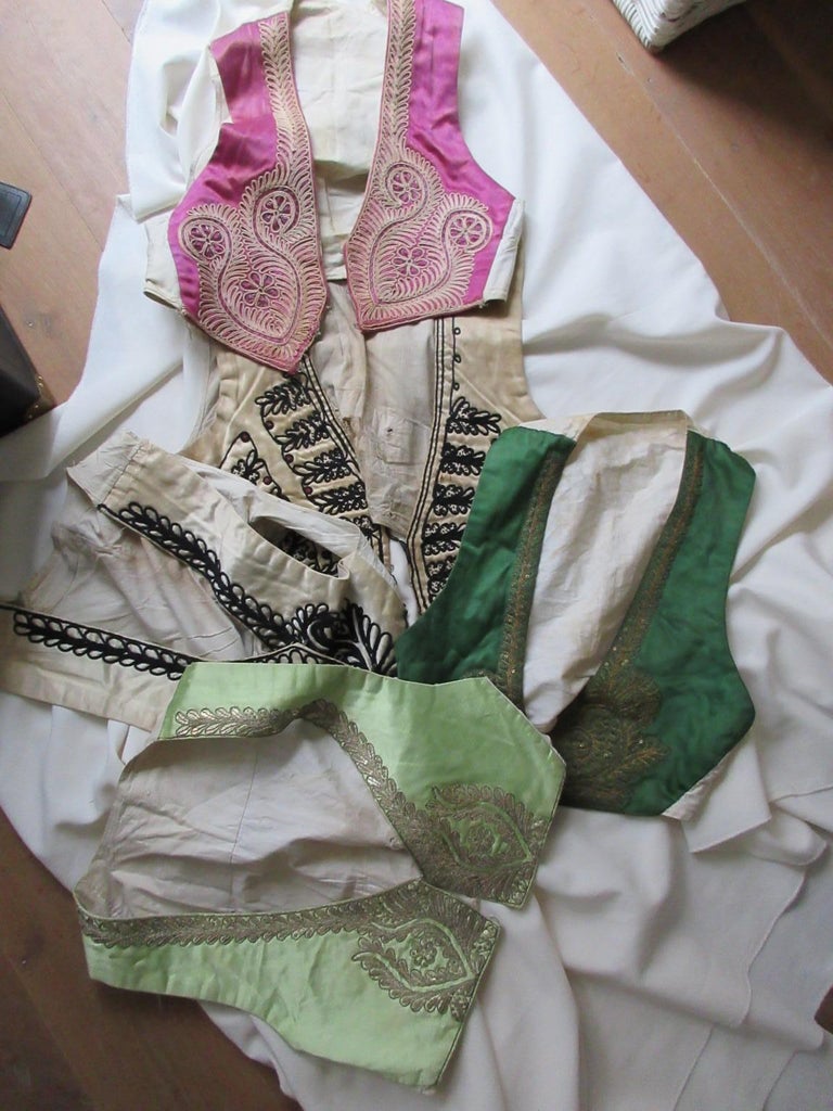 5 x Antique Spanish Matador Costume Vests For Sale at 1stDibs