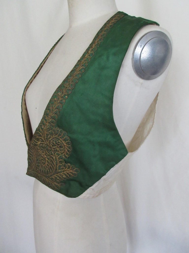 5 x Antique Spanish Matador Costume Vests For Sale at 1stDibs