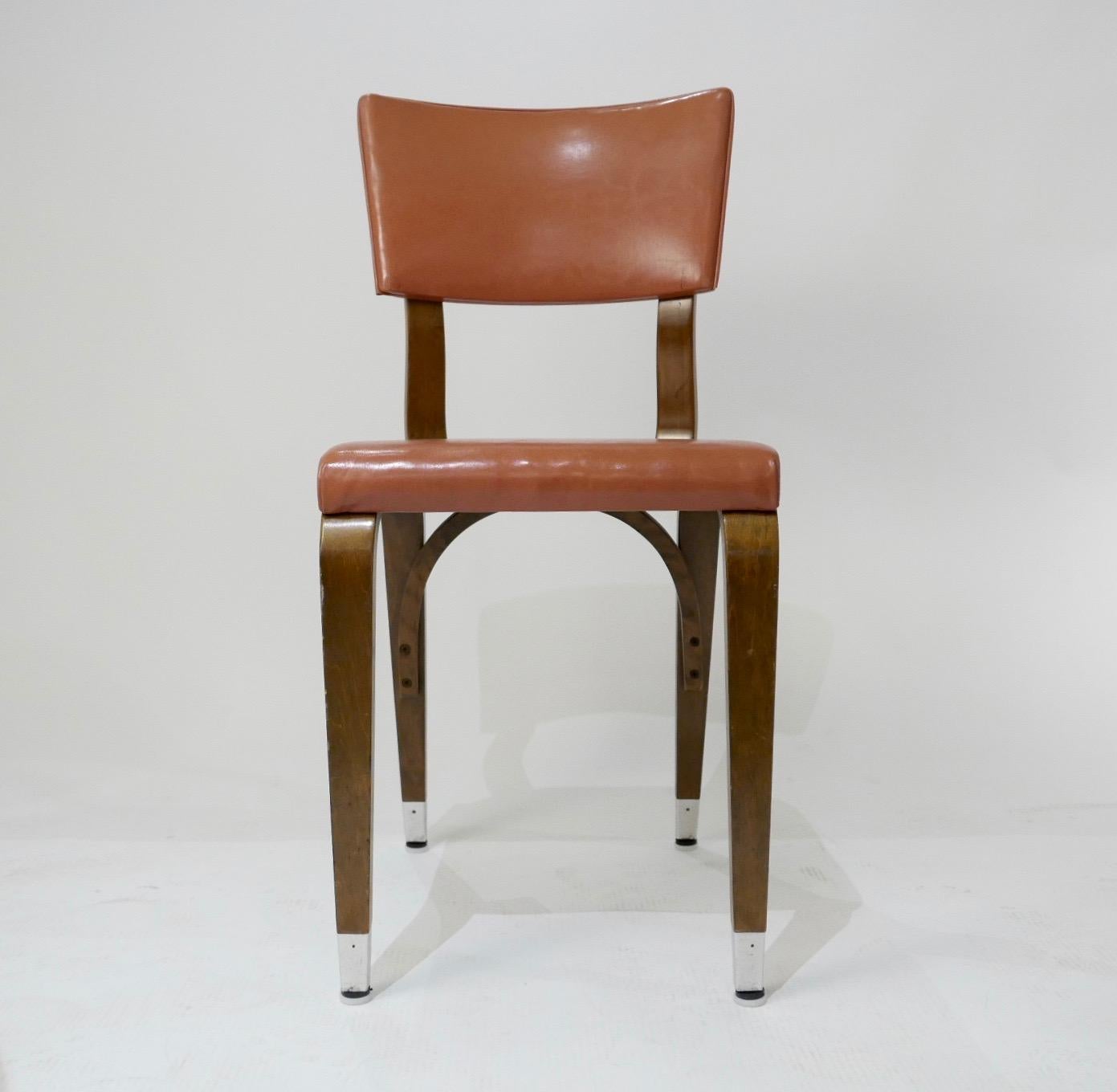 20th Century 1950s Thonet Bentwood Bent Plywood Dining, Cafe or Desk Chairs,