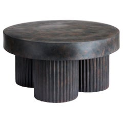 50% balance Jenn Norr11 Gear Fiber Concrete Earth Table by Kristian Sofus 