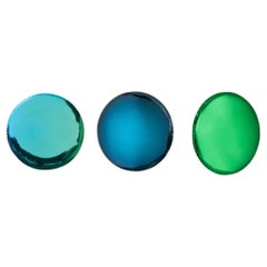 50% Balance - Mirrors 'OKO 150' Gradient, Emerald and Deep Space Blue by Zieta