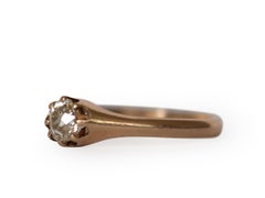 .50 Carat Diamond 14 Karat Yellow Gold Engagement Ring