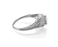 .50 Carat Diamond Antique Engagement Ring Platinum