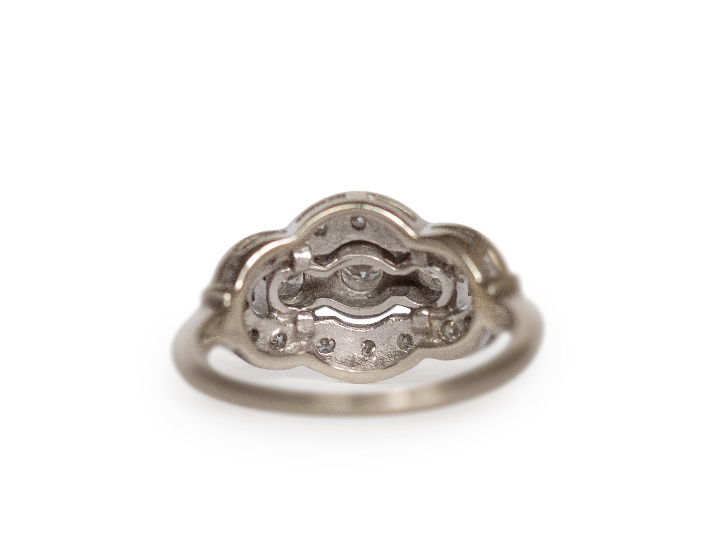 Round Cut .50 Carat Diamond Platinum Engagement Ring