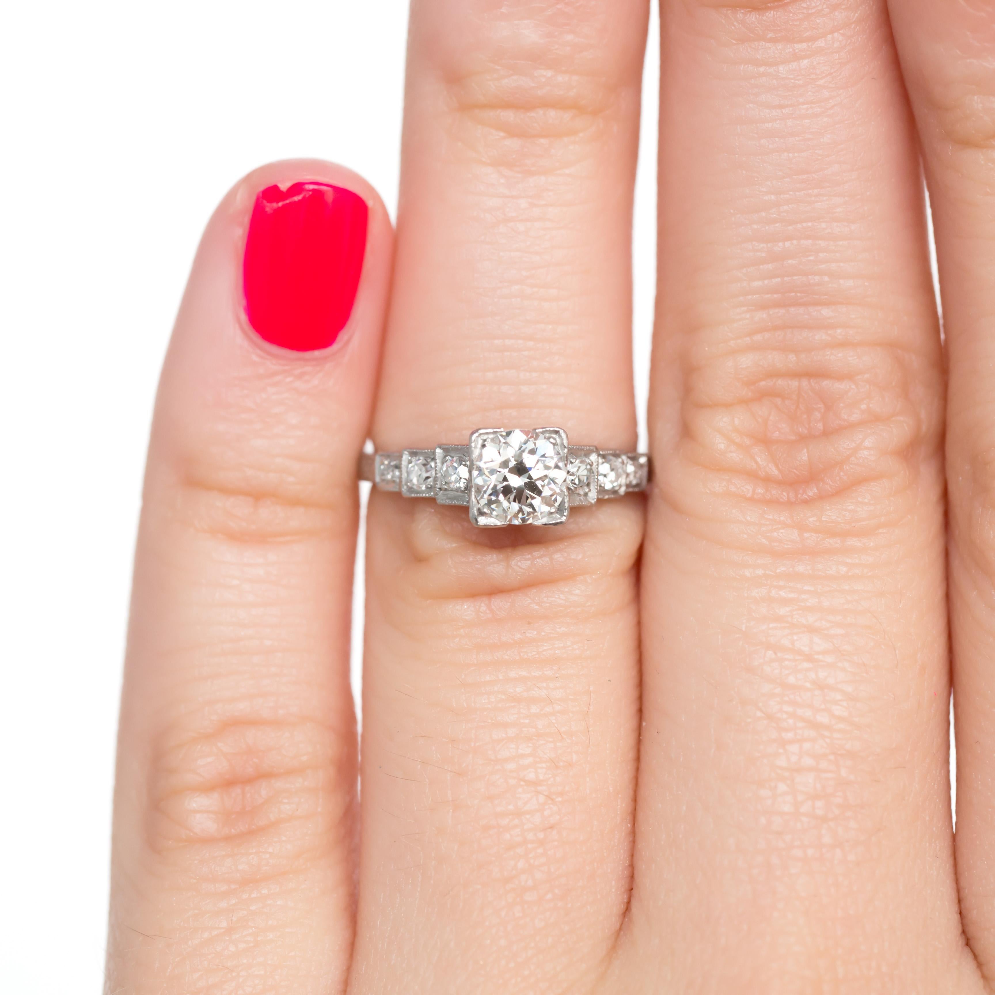 .50 Carat Diamond Platinum Engagement Ring 1