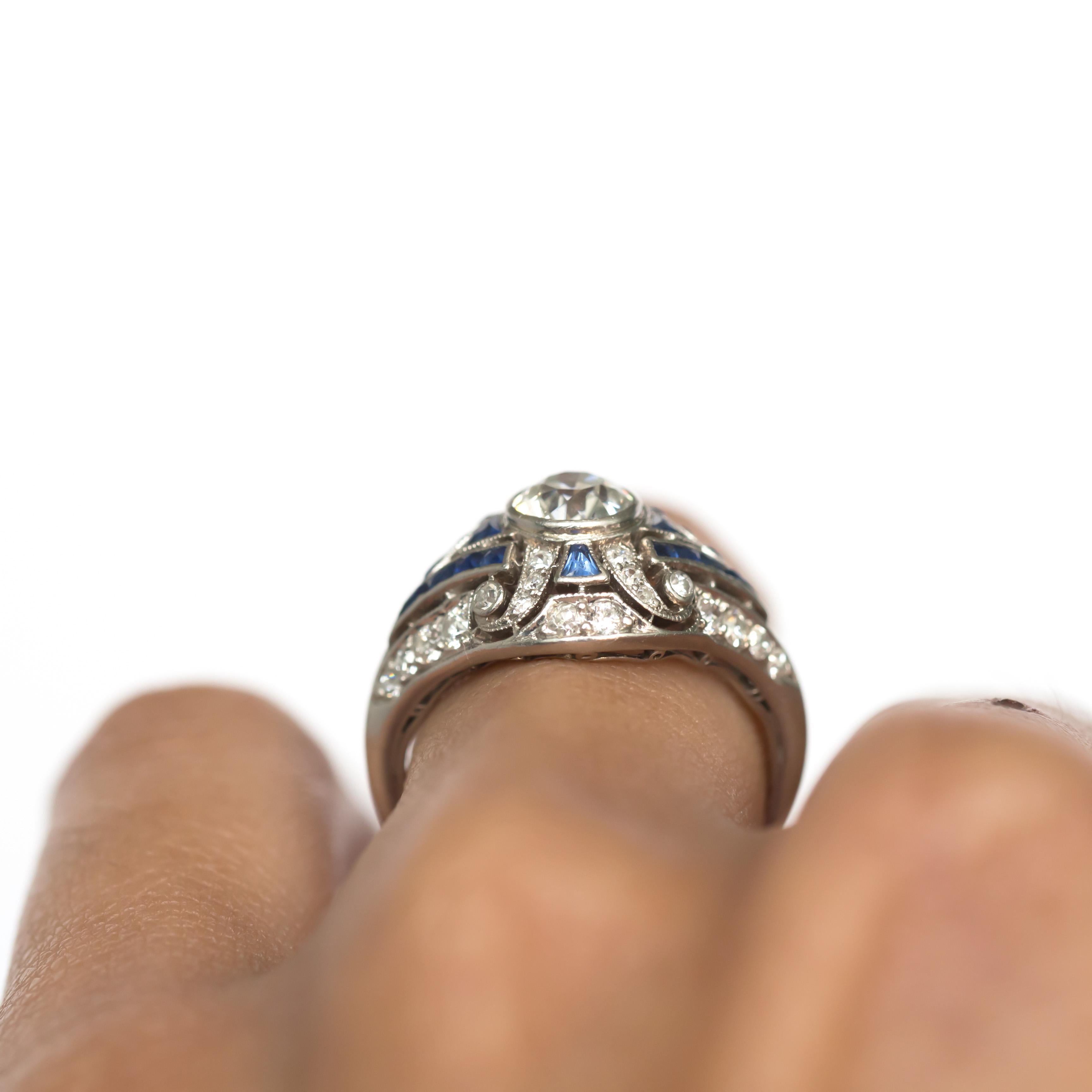 .50 Carat Diamond Platinum Engagement Ring 2