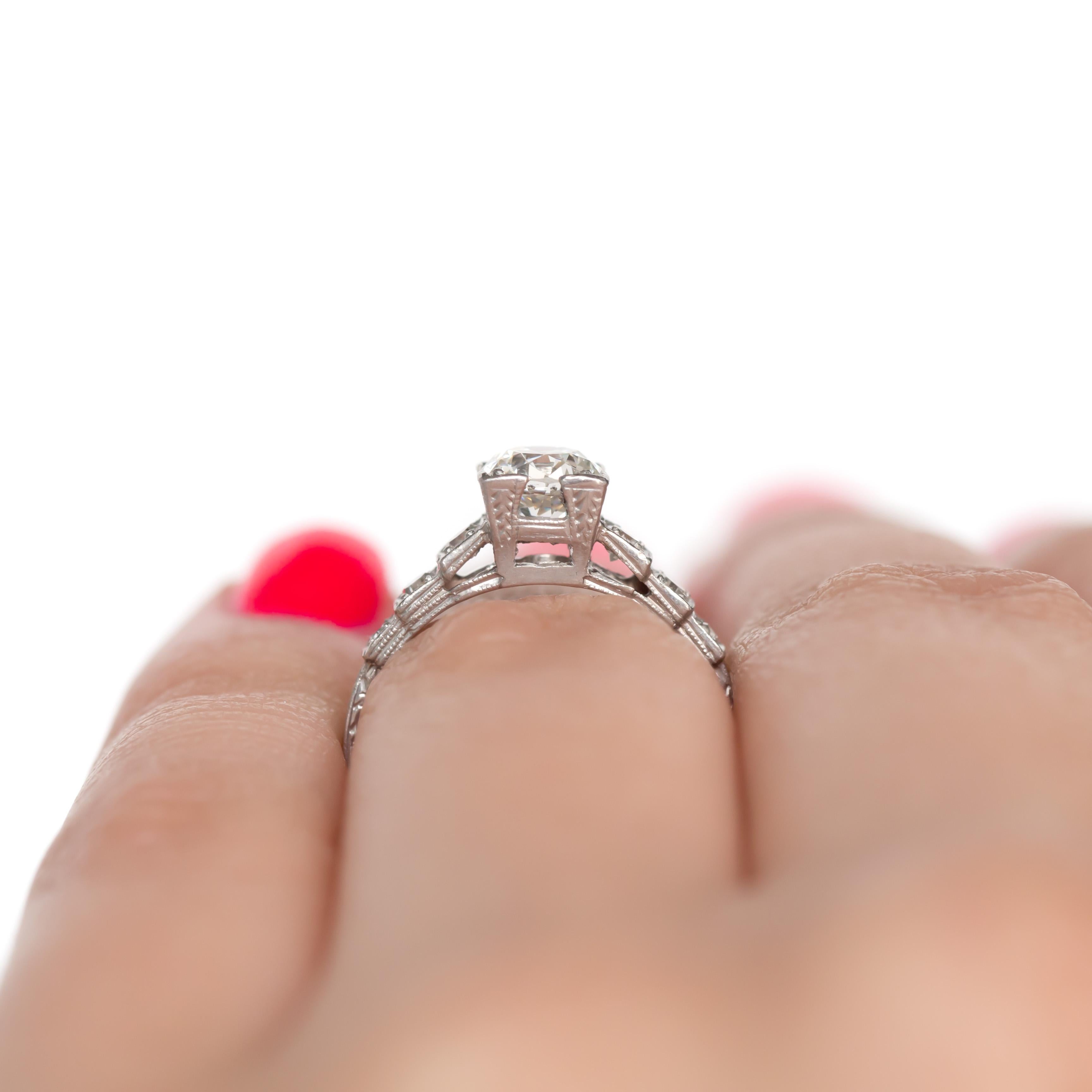 .50 Carat Diamond Platinum Engagement Ring 3