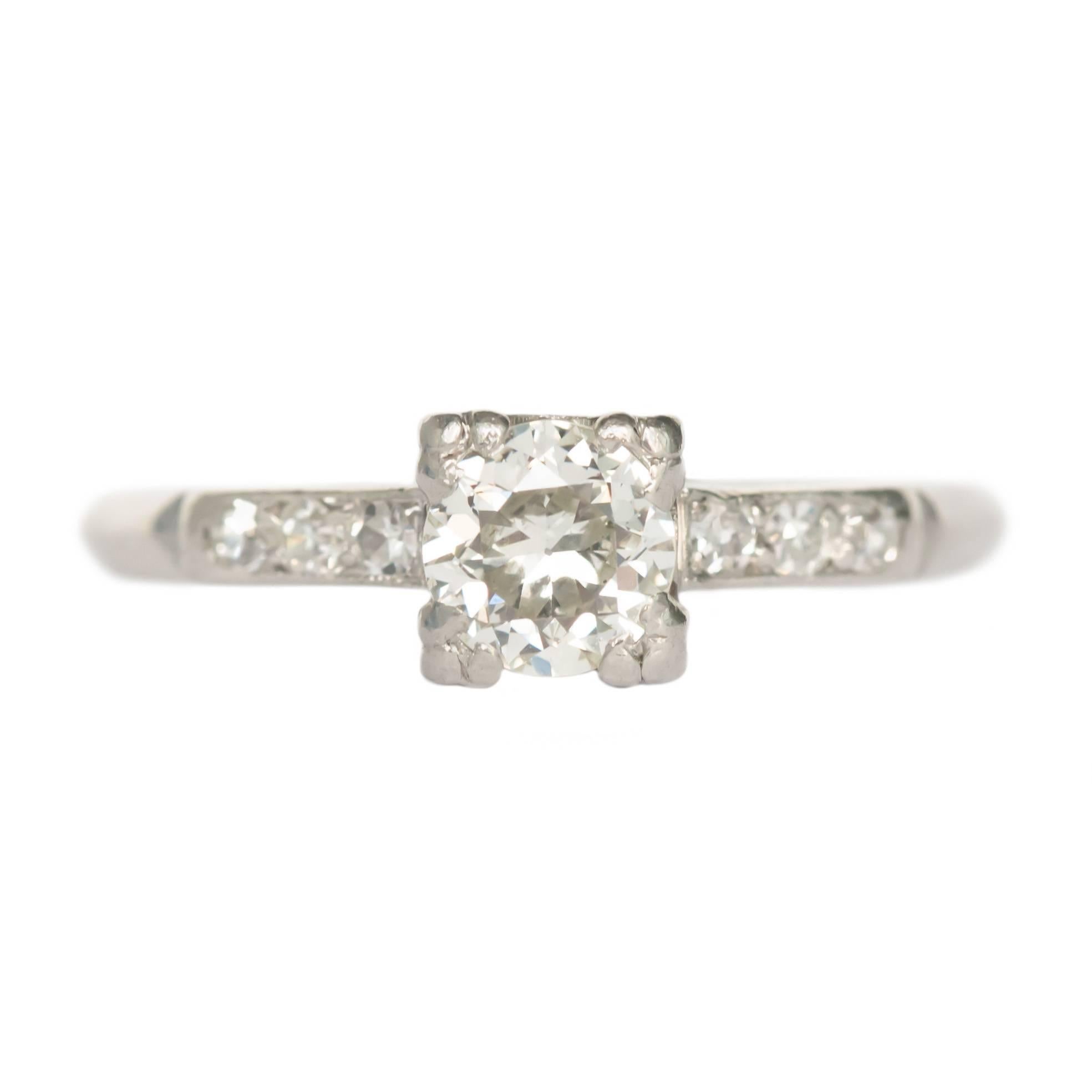 .50 Carat Diamond Platinum Engagement Ring