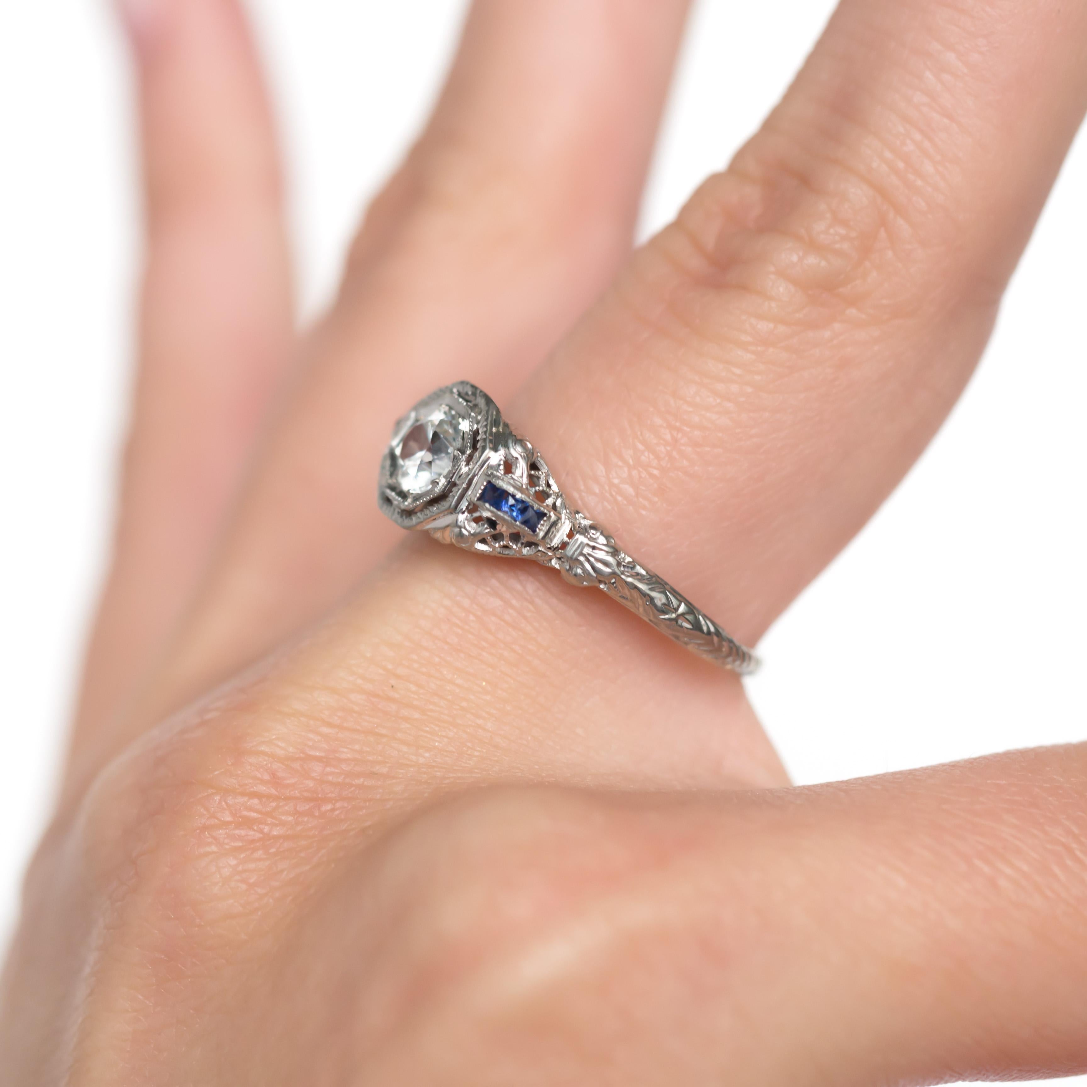 .50 Carat Diamond White Gold Engagement Ring 1