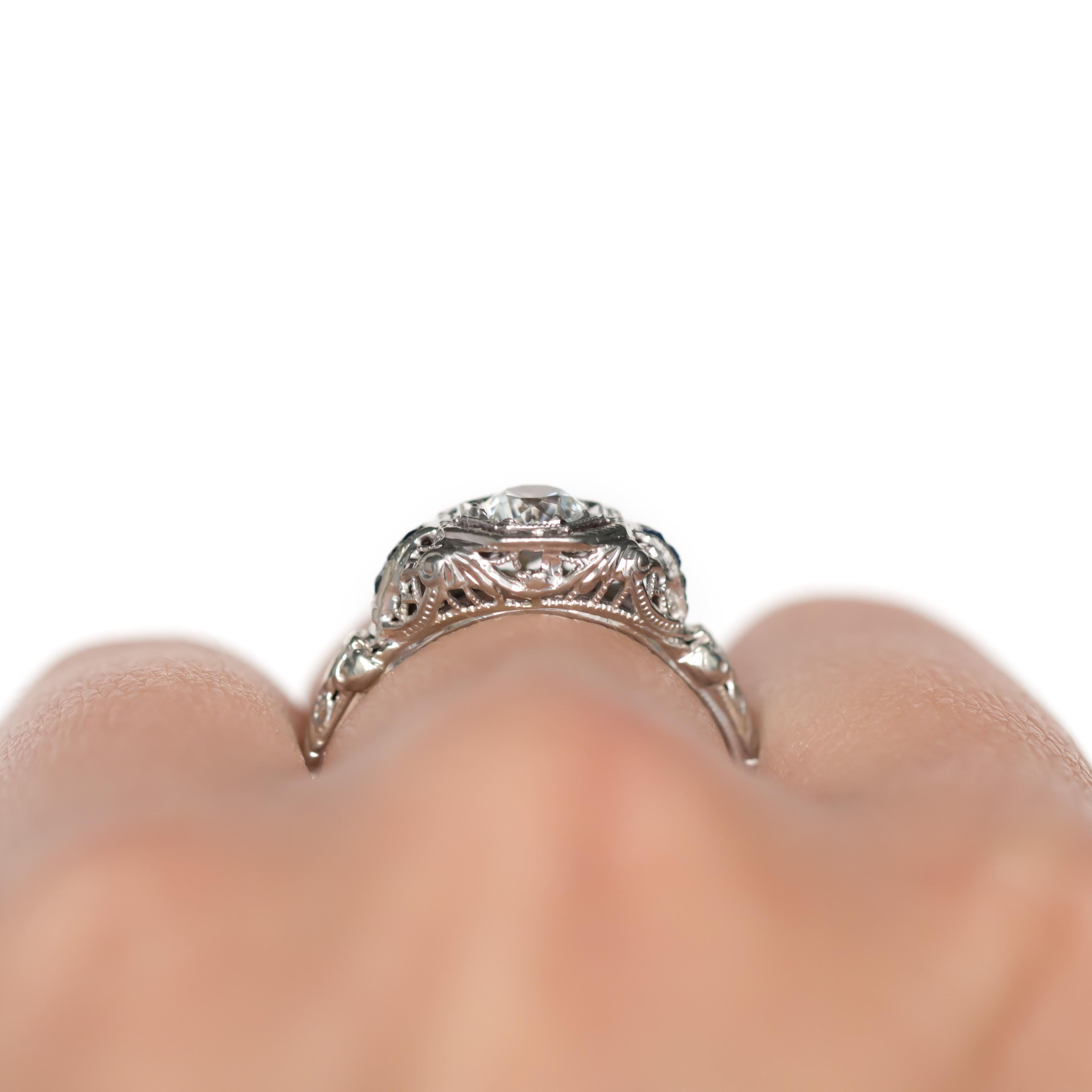 .50 Carat Diamond White Gold Engagement Ring 2