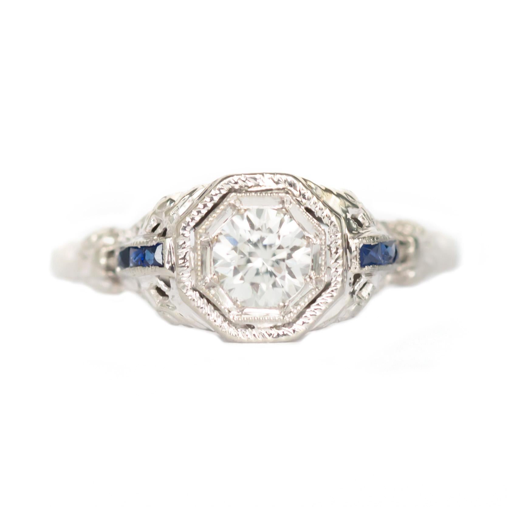 .50 Carat Diamond White Gold Engagement Ring