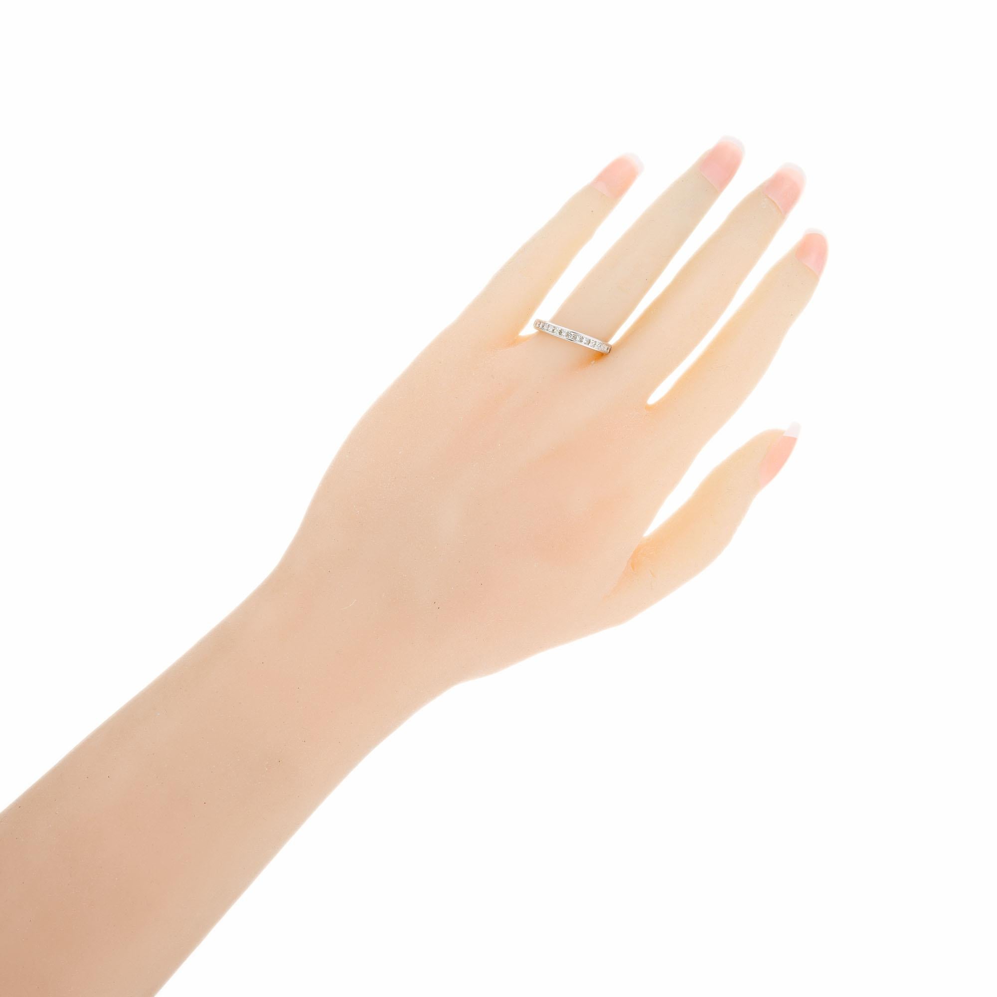 .50 Carat Diamond White Gold Wedding Band Ring For Sale 2