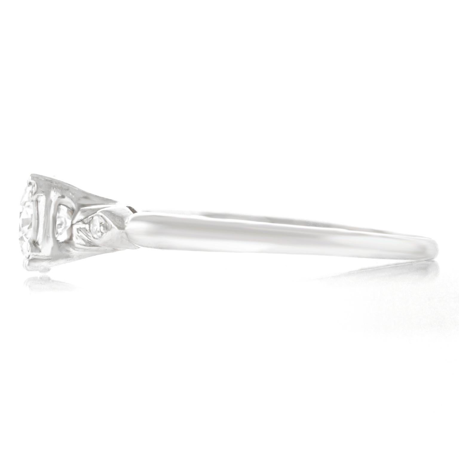 Art Deco .50ct Diamond set Gold Engagement Ring 2