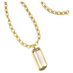 50 Carat Smokey Quartz Pendant in 22 Karat Gold