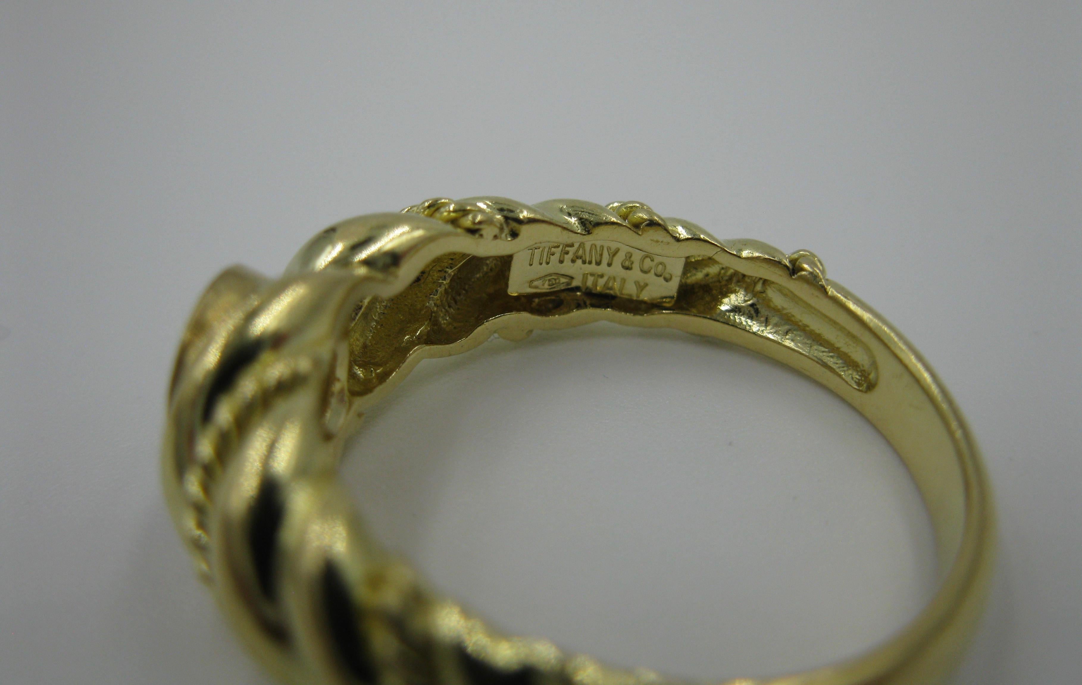 .50 Carat Tiffany & Co. Diamond Ring Engagement Ring E Color 18 Karat Gold 2