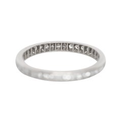 .50 Carat Total Weight Diamond Platinum Wedding Band