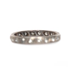 .50 Carat Total Weight Diamond Platinum Wedding Band