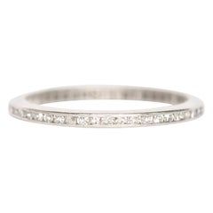 .50 Carat Total Weight Diamond Platinum Wedding Band