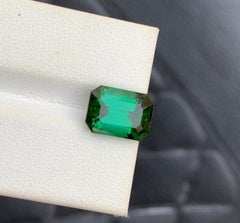 5.0 Carats Emerald Cut Green Tourmaline Gemstone for Jewellery from Afghanistan