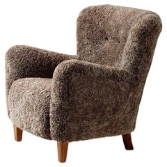 50% d'acompte pour Elizabeth - Chaise longue en peau de mouton To-Ryo sur mesure