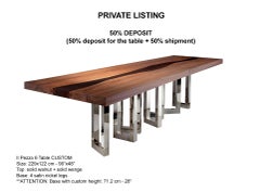 50% DEPOSIT: Il Pezzo 6 Tisch CUSTOM